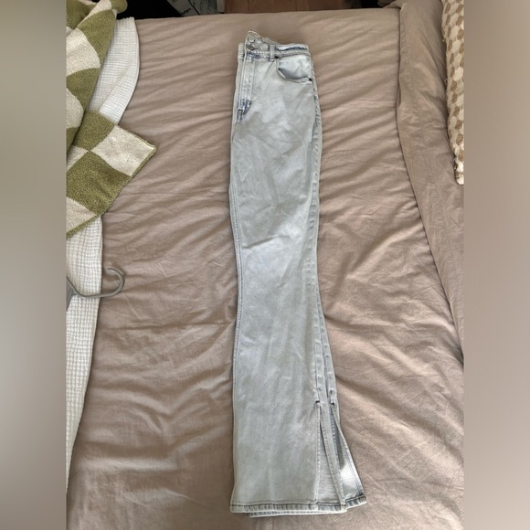 Abercrombie slim straight ultra high rise jeans size 4L - Picture 4 of 7